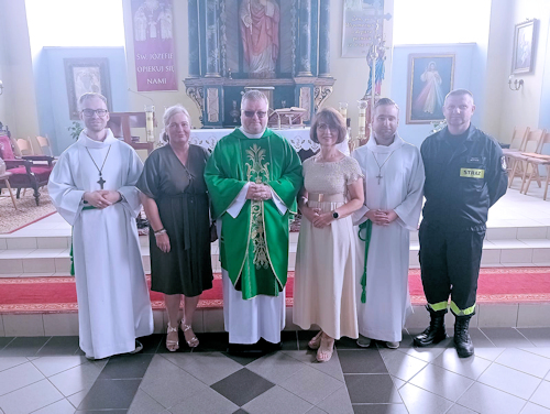 Pożegnanie księdza Mariusza